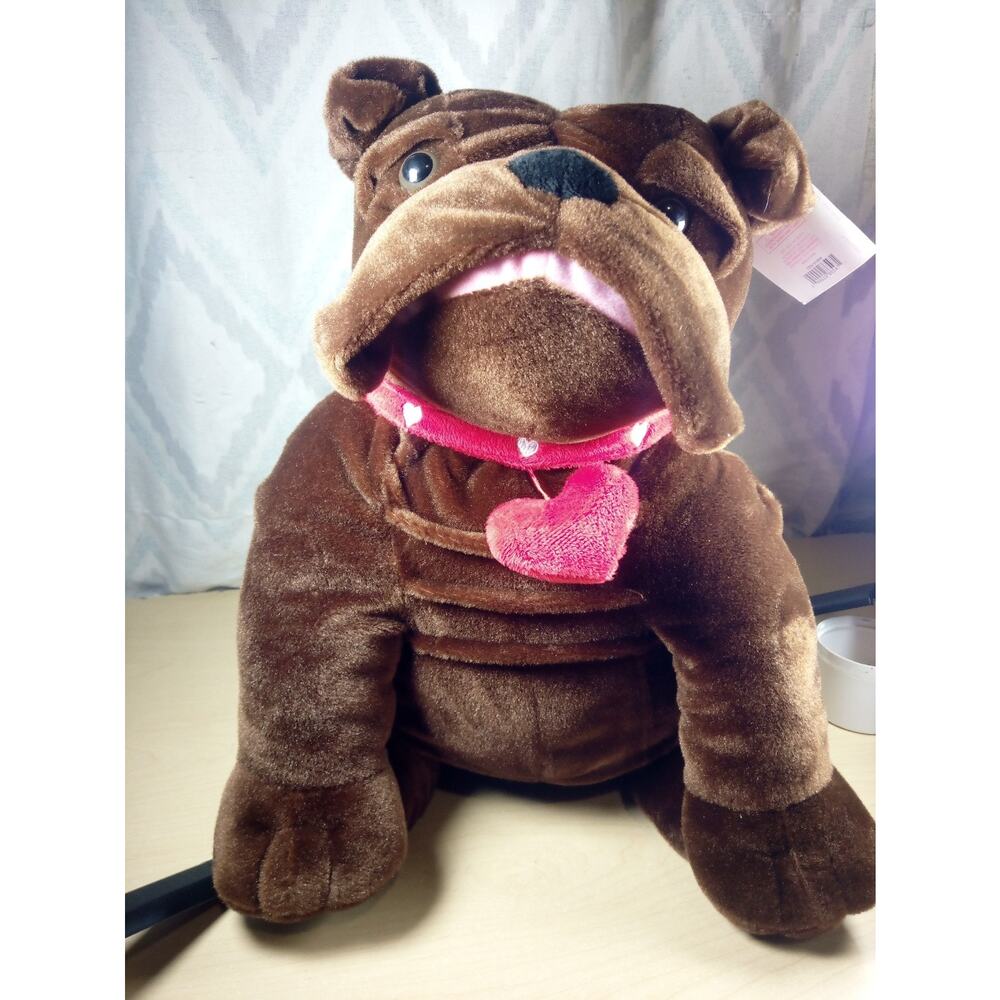 Kellytoy Bulldog Plush 16 Inch Aprox. Valentines Day Stuffed Animal